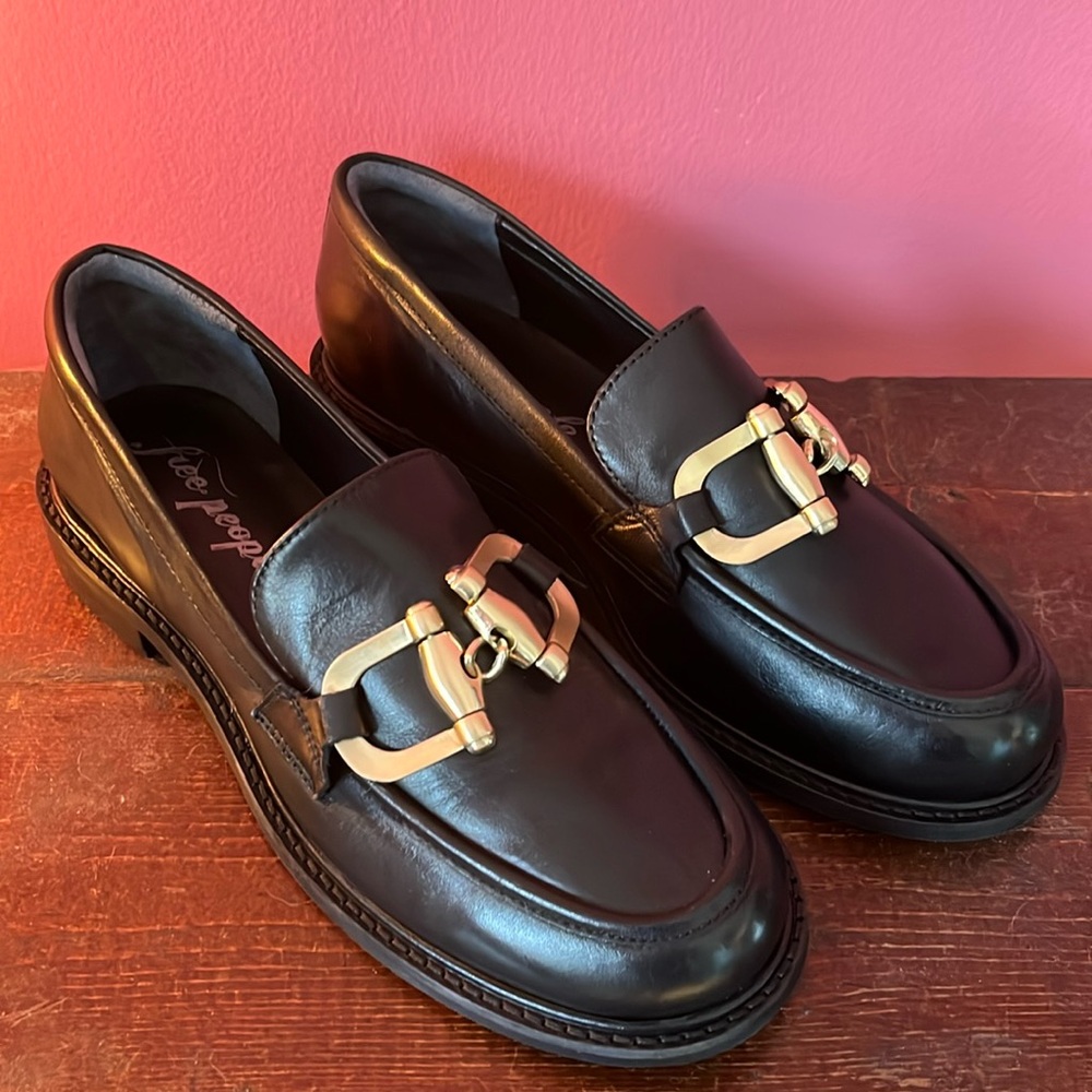 Free People Charley Chain Loafers / Never Been Worn!